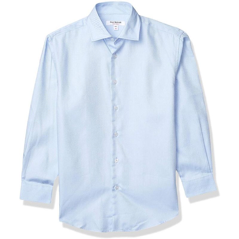 Isaac Mizrahi Boys 100% Cotton Twill Dress Shirt - (Available in Many Styles)