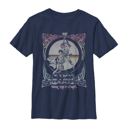 Boy's Star Wars Celtic Frame Luke & Leia T-Shirt