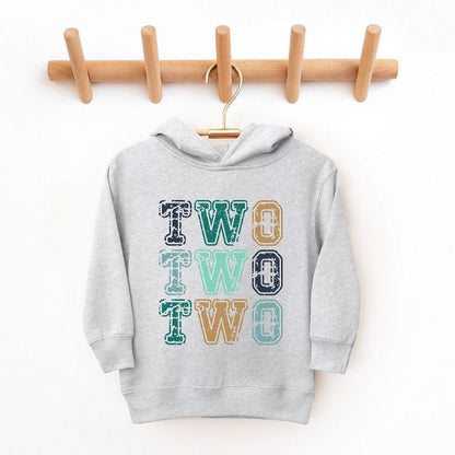 The Juniper Shop Two Two Two Toddler Graphic Hoodie