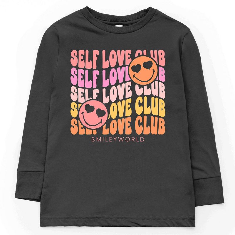 تي شيرت بأكمام طويلة من مجموعة The Juniper Shop SmileyWorld Self Love Club Wave Youth