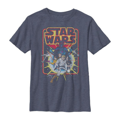 Boy's Star Wars Retro Explosion T-Shirt