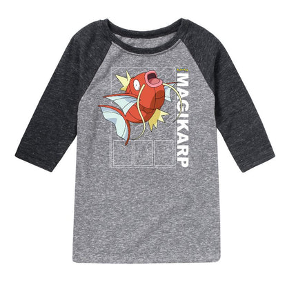 Boys' - Pokémon - Magikarp Raglan Graphic T-Shirt