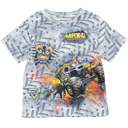Monster Jam Grave Digger El Toro Loco Megalodon Truck T-Shirt Little Kid to Big Kid