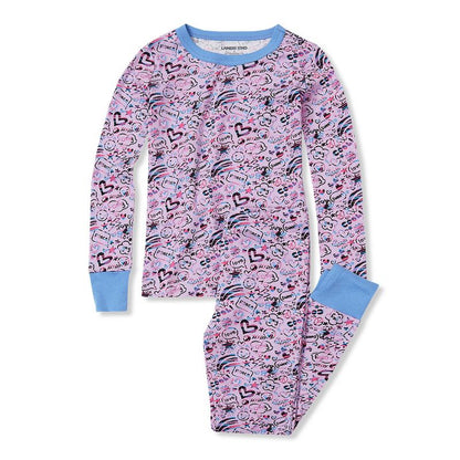 Lands' End Kids Pattern Snug Fit Pajama Set