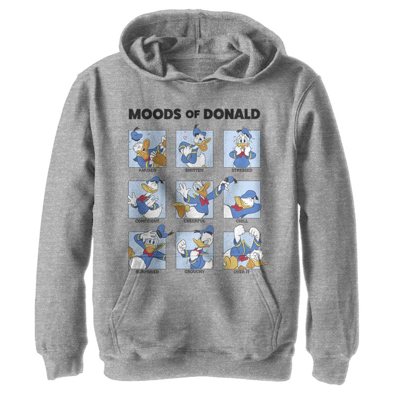 Boy's Disney Moods of Donald Duck Pull Over Hoodie