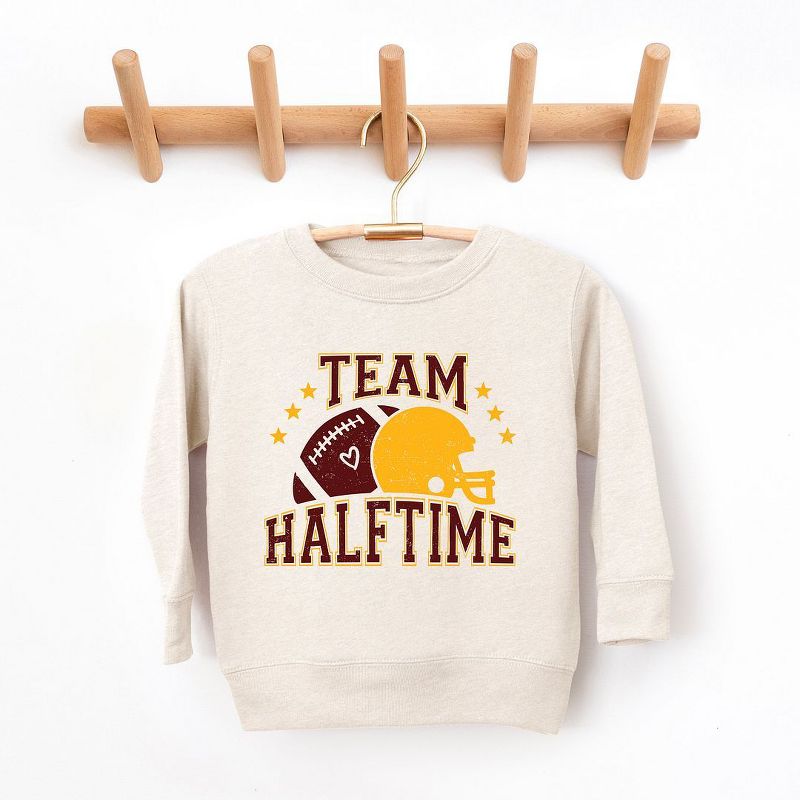 The Juniper Shop Team Halftime Distressed - Maroon Youth Ultra-Soft Graphic Sweatshirt