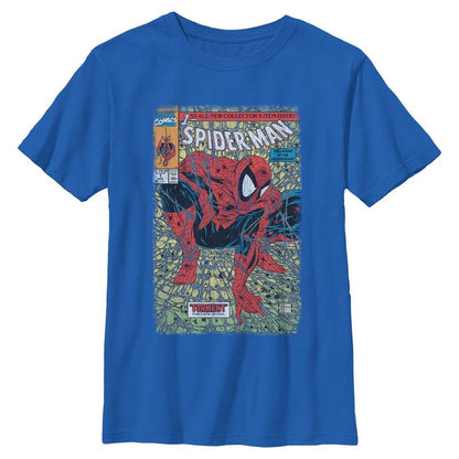 Boys Marvel Spider-Man Torment Comic Cover T Shirt