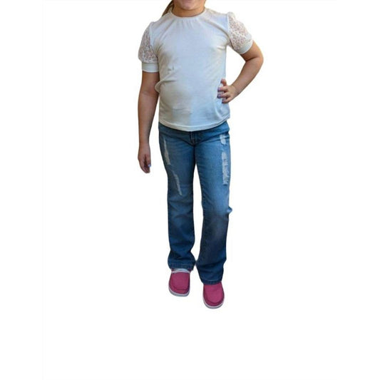 Lucky & Blessed Girl's Bootcut Jeans