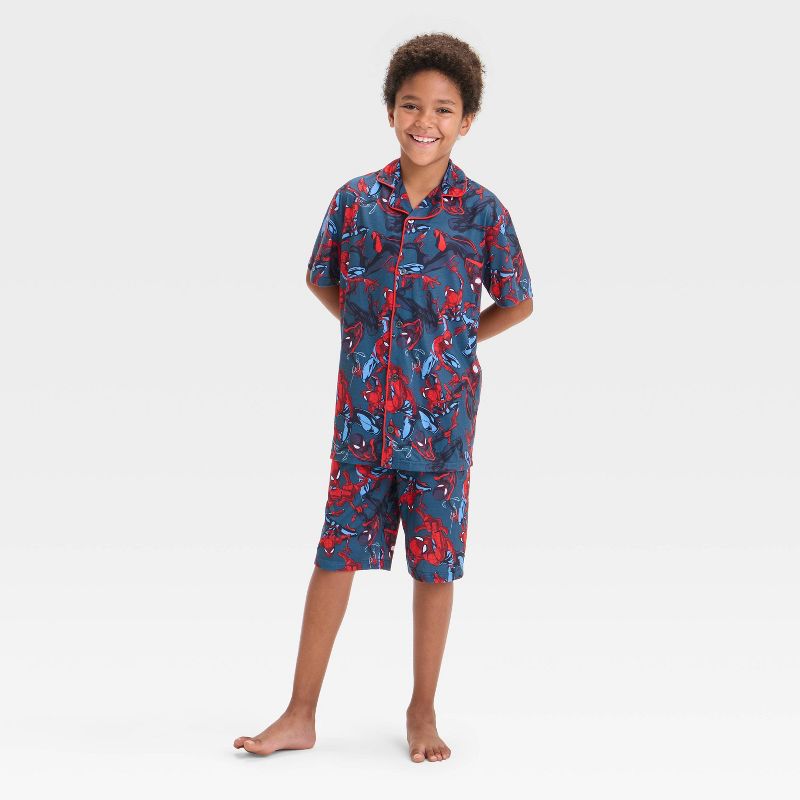 Boys' Spider-Man Pajama Set - Gray