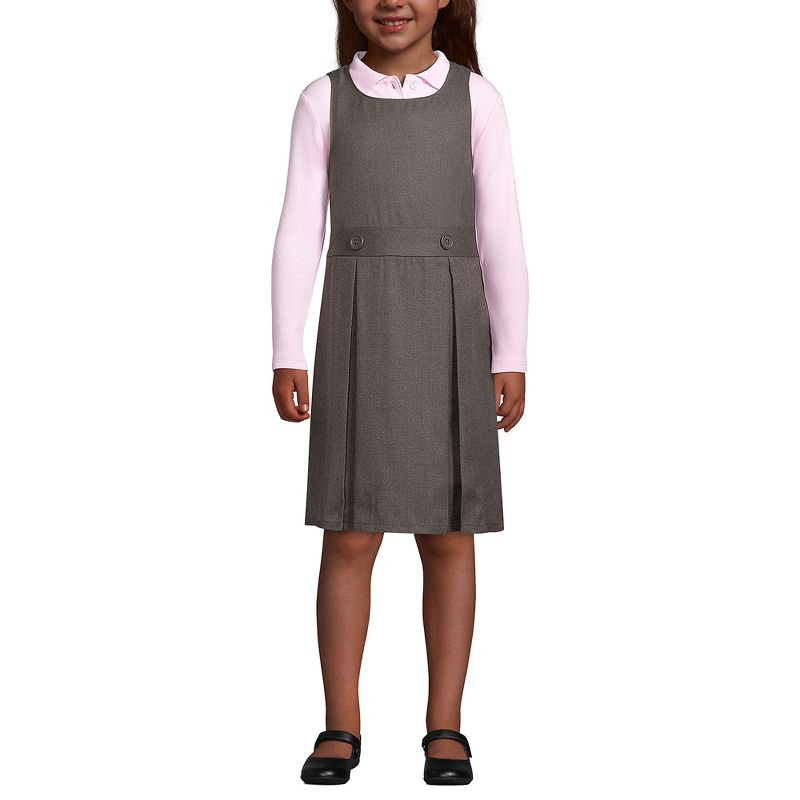 Lands' End Kids Uniform Solid Jumper