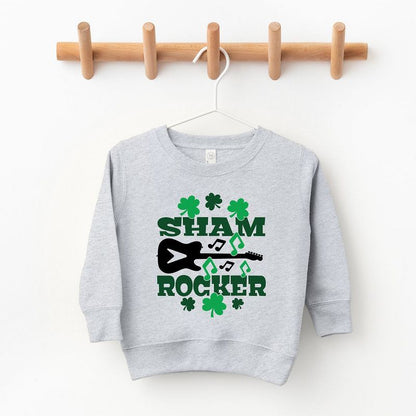 The Juniper Shop Shamrock Rocker Toddler Graphic Sweatshirt