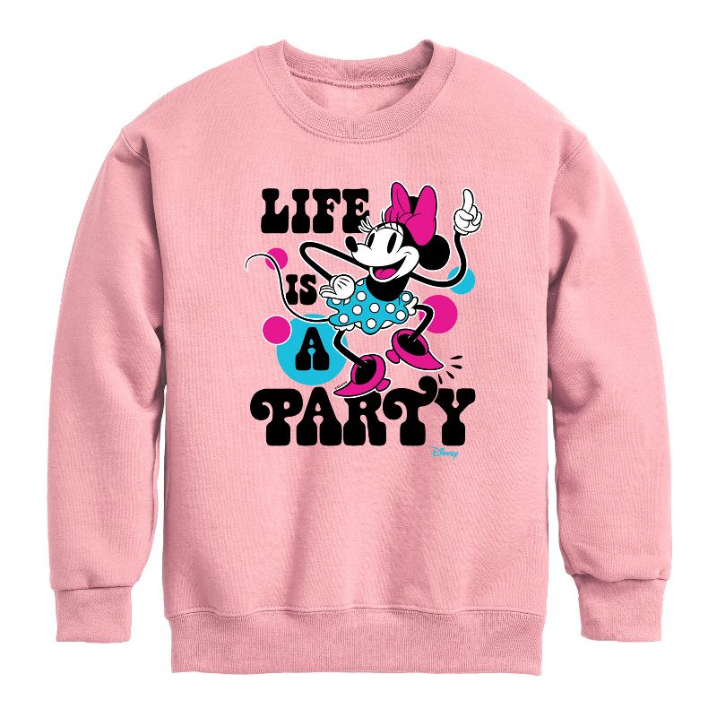 Boys' - Disney - Mickey & Friends Graphic Long Sleeve Fleece Sweatshirt