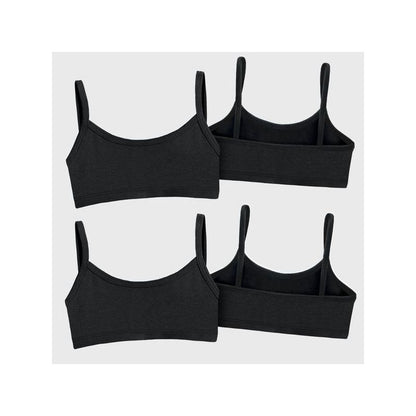 City Threads Soft 100% Cotton Training Bra 2-Pack - USA-Made