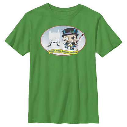 Boy's Batman Christmas Naughty Penguin T-Shirt