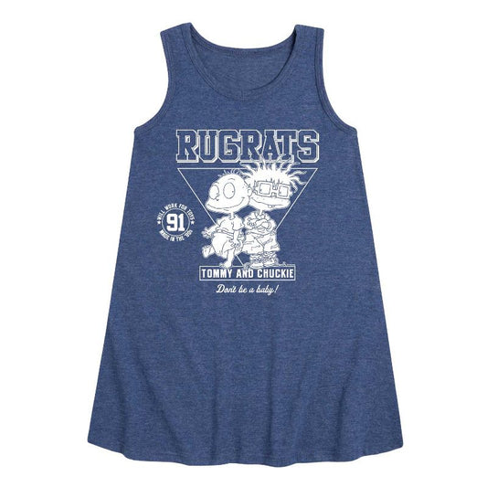 فستان ألين بدون أكمام مطبوع عليه رسومات للبنات - راغراتس - للألعاب