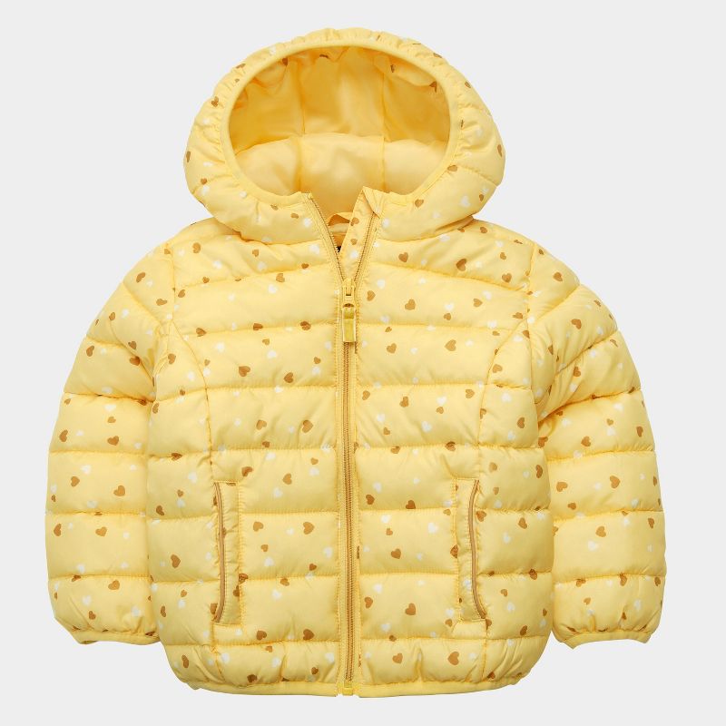 Rokka&Rolla Toddler Little Girls' Light Puffer Jacket Winter Coat