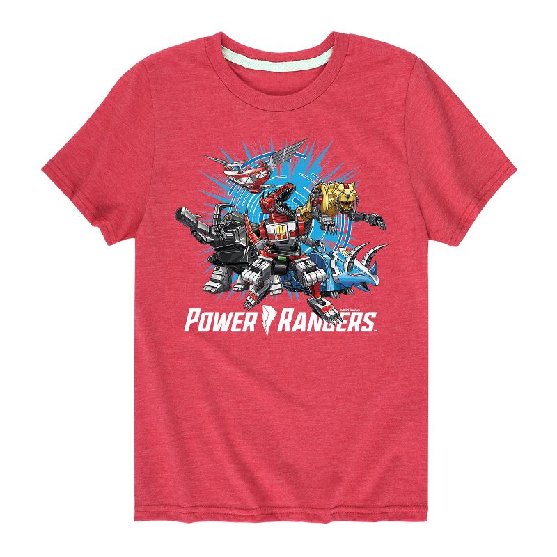 Boys' - Power Rangers - Zords Short Sleeve Graphic T-Shirt