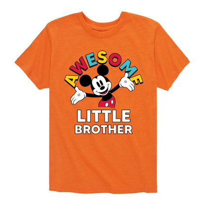 Boys' - Disney - Awesome Little Brother Short Sleeve Graphic T-Shirt