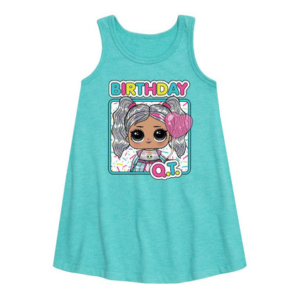 Girls' - LOL Surprise! - Birthday QT Graphic Sleeveless Aline Dress