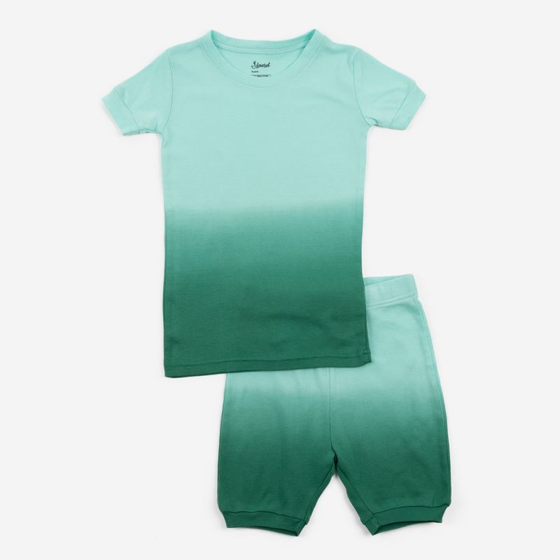 Leveret Kids Two Piece Cotton Tie Dye Short Pajamas
