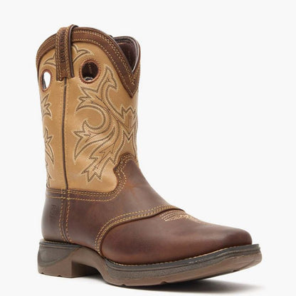Kids Lil’ Rebel by Durango® Big Kids Brown Tan Western Boot