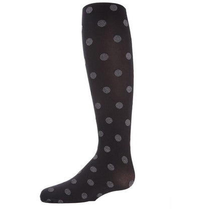 Memoi Polka Spot Girls Opaque Tights