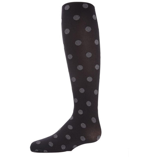 Memoi Polka Spot Girls Opaque Tights