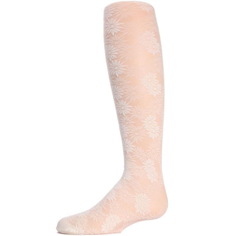 Memoi Girls' Flower Bunches Sheer Tights