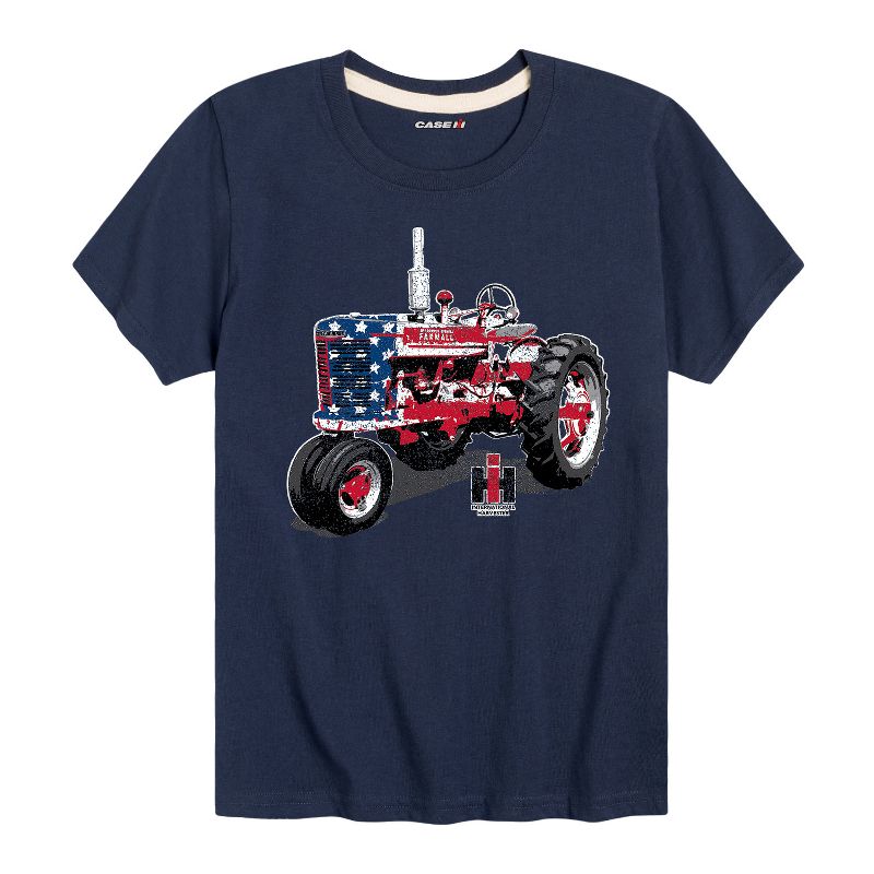 Boys' - Case IH - Patriotic Farmall Short Sleeve Graphic T-Shirt