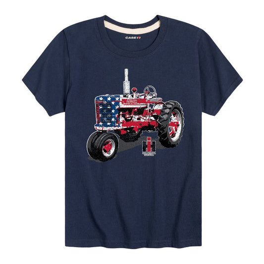 Boys' - Case IH - Patriotic Farmall Short Sleeve Graphic T-Shirt