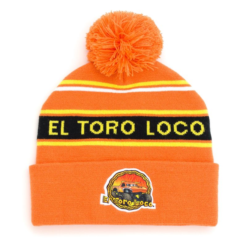 Monster Jam Grave Digger El Toro Loco Megalodon Truck Baby Beanie Newborn