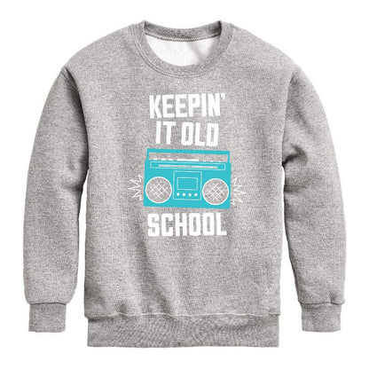 Boys' - Instant Message - Kids Crew Fleece Graphic Long Sleeve Fleece Sweatshirt