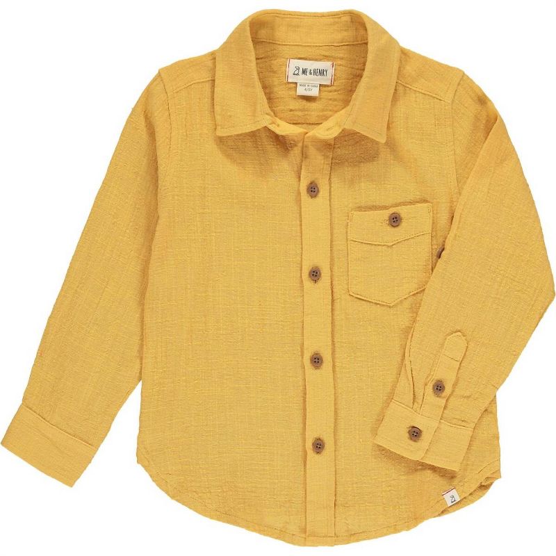 Gender Neutral Kid's Merchant Button Down Shirt - ME & HENRY
