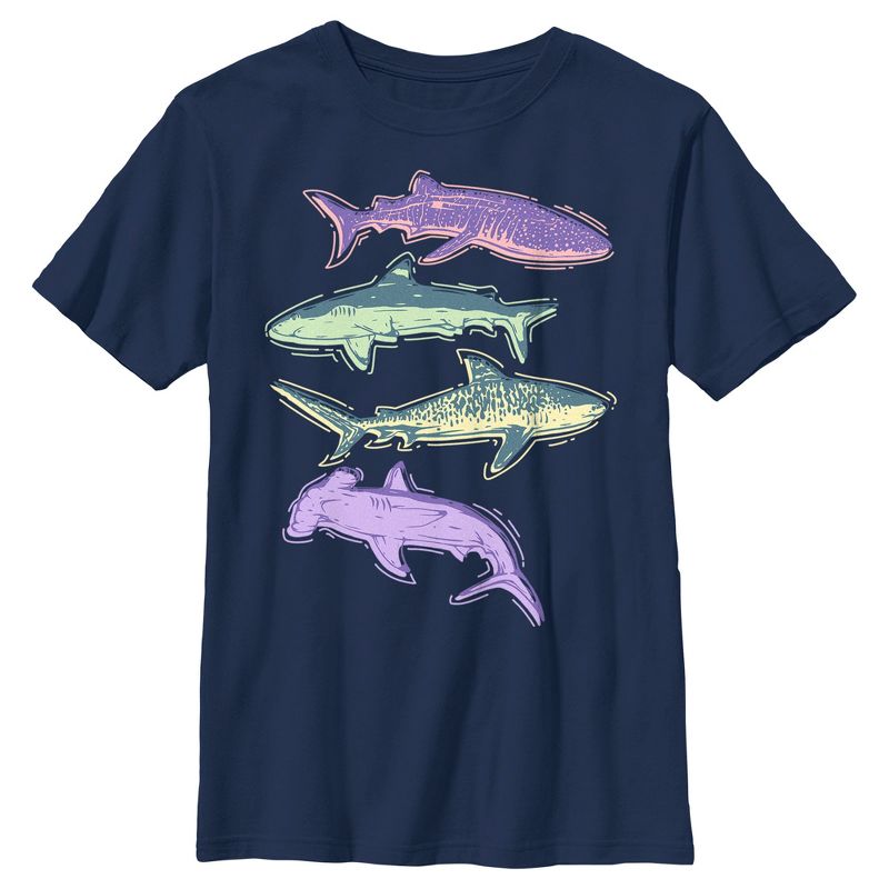 Boy's Lost Gods Four Sharks T-Shirt