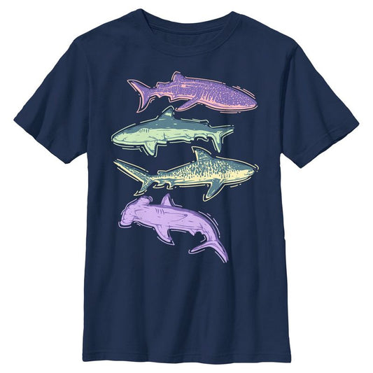 Boy's Lost Gods Four Sharks T-Shirt