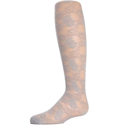 Memoi Girls' Flower Bunches Sheer Tights
