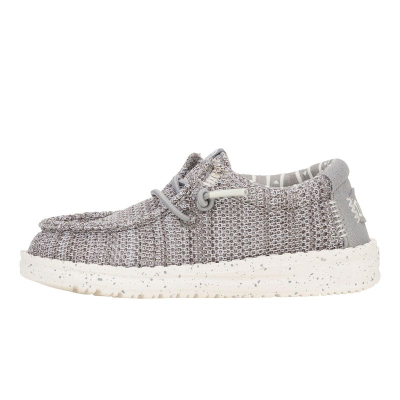 Hey Dude Wally Stretch Sox Youth - أحذية مريحة للأطفال بدون رباط