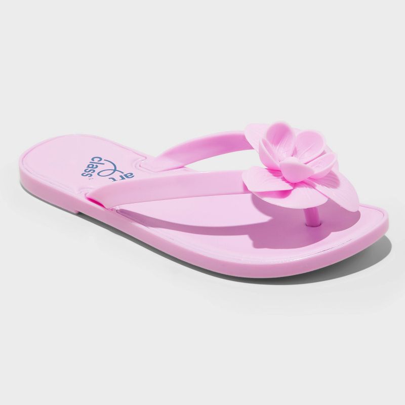 Kids' Capri Flower Jelly Flip Sandals - art class™