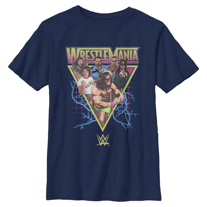 تي شيرت WWE Retro Wrestlers Triangle للأولاد