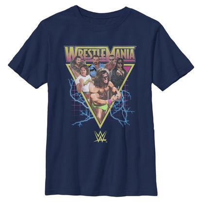 تي شيرت WWE Retro Wrestlers Triangle للأولاد