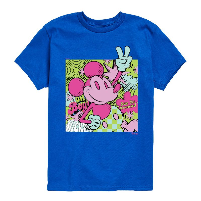 Boys' - Disney - Mickey Mouse Short Sleeve Graphic T-Shirt