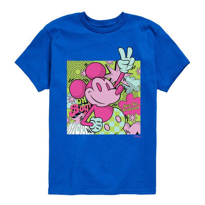 Boys' - Disney - Mickey Mouse Short Sleeve Graphic T-Shirt