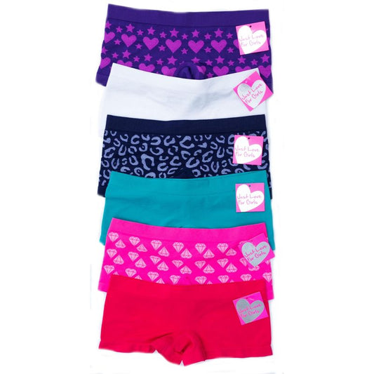 Just Love Seamless Panties for Girls Underwear (Pack of 6)