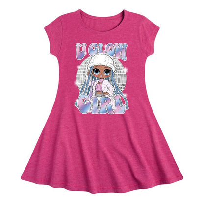 فستان شتوي بأكمام قصيرة بتصميم مناسب وأنيق من LOL Surprise! للبنات