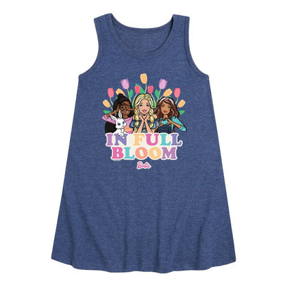 فستان باربي - عيد الفصح الجرافيكي بدون أكمام للفتيات