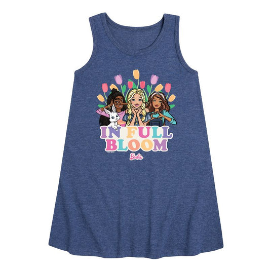 فستان باربي - عيد الفصح الجرافيكي بدون أكمام للفتيات