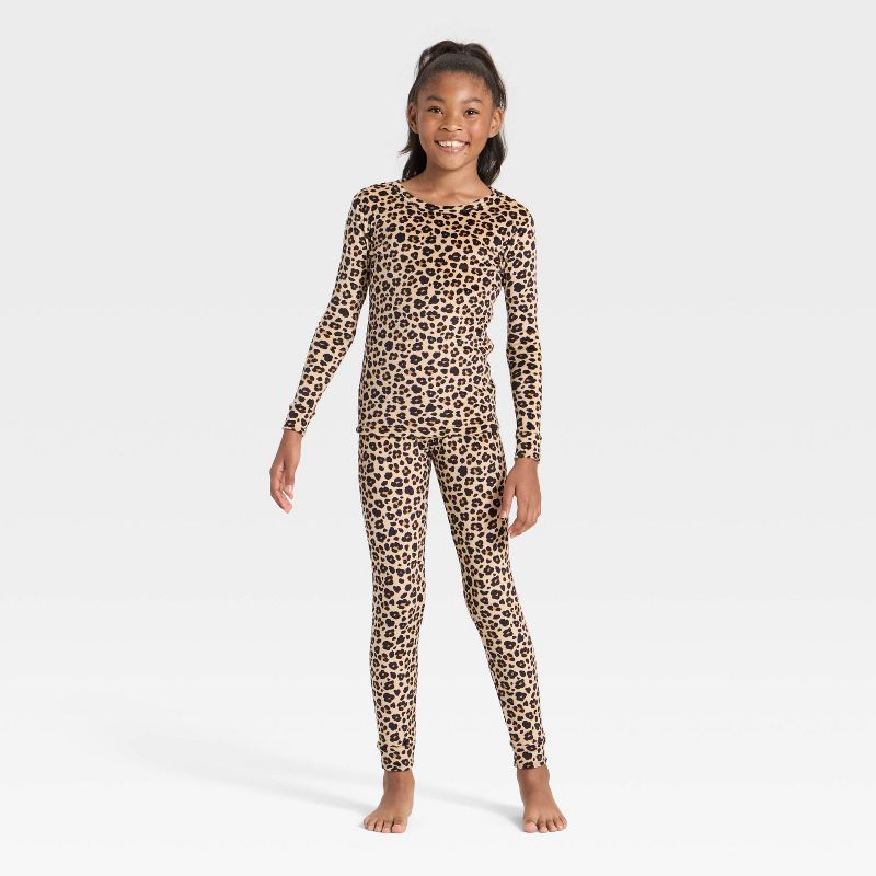 Kids' Long Sleeve Snuggly Soft Pajama Set - Cat & Jack™