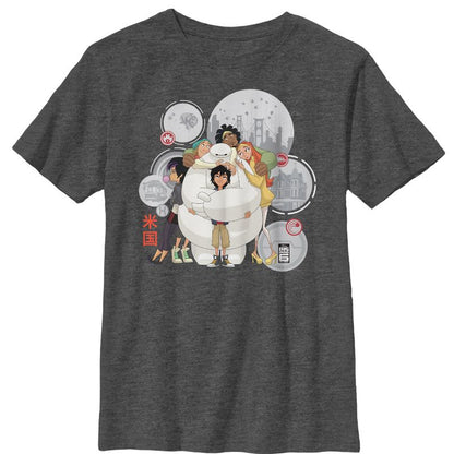 Boy's Big Hero 6 Group Hug T-Shirt