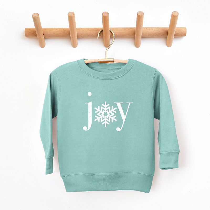 The Juniper Shop Joy Snowflake Youth Ultra-Soft Graphic Sweatshirt