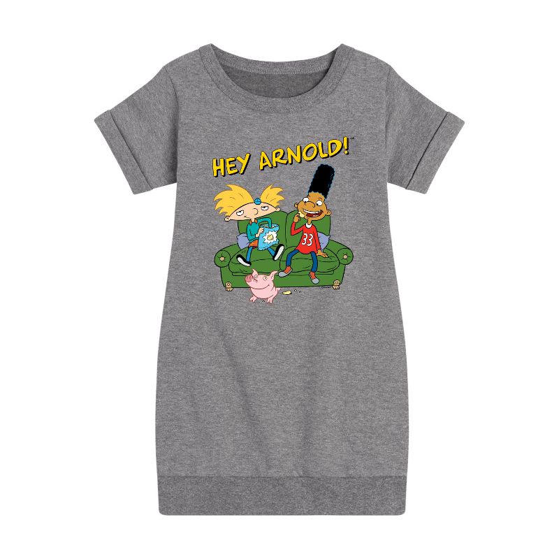 فستان بناتي - يا أرنولد! - فستان أرنولد، جيرالد، وأبنر، من الصوف بأكمام قصيرة